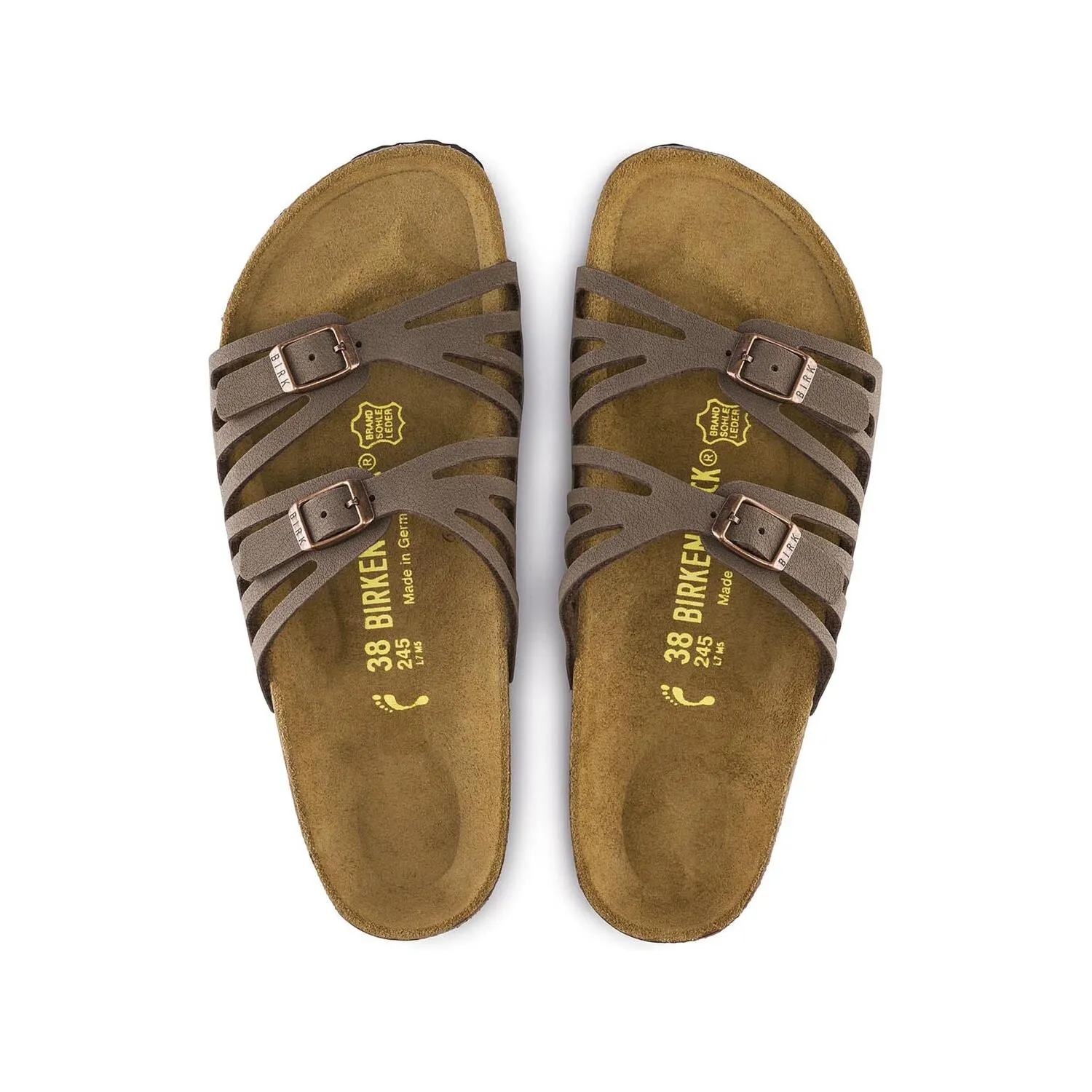 Birkenstock Women's Granada Birkibuc - Mocha 1000605