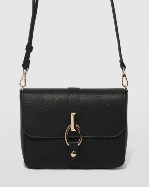 Black Elissa Crossbody Bag