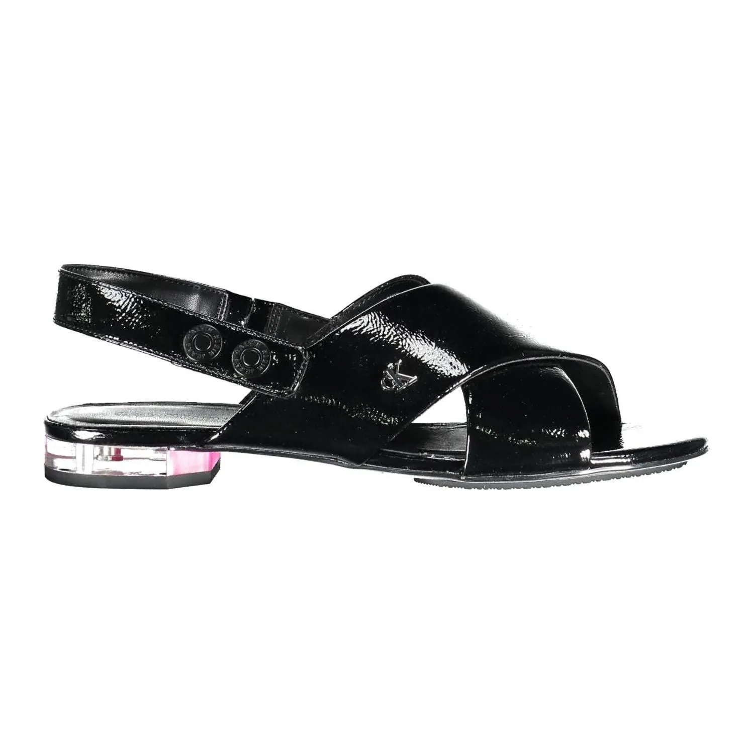 Calvin Klein Black Polyethylene Women Sandal