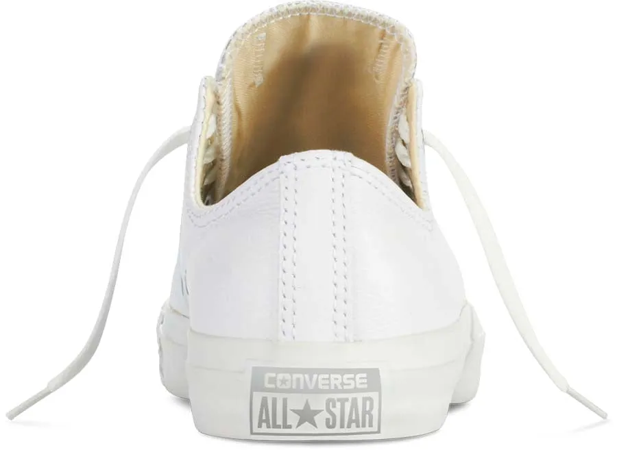 Converse Chuck Taylor All Star Low Top Leather Monochrome White