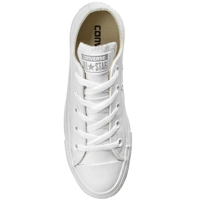 Converse Chuck Taylor All Star Low Top Leather Monochrome White