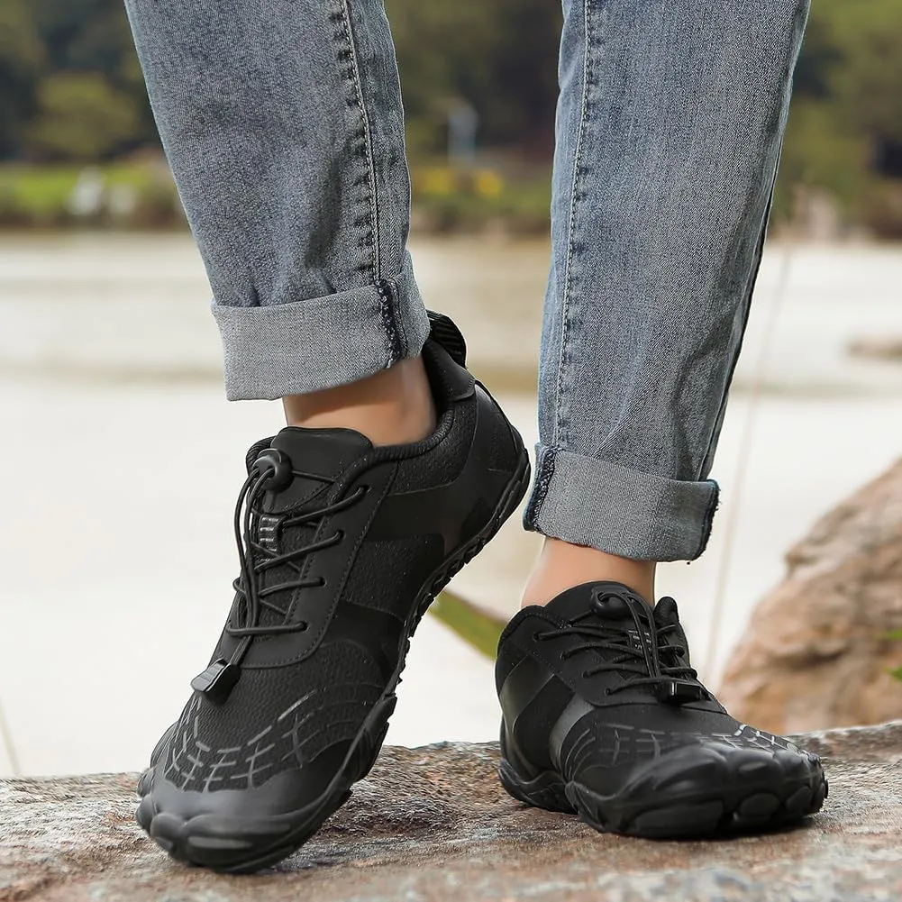 HiGropcore Barefoot Trail Running Shoes | Womens Mens Wide Toe Box Zero Drop Minimalist Slip on Shoes | Hike Barefoot Outdoor Shoes