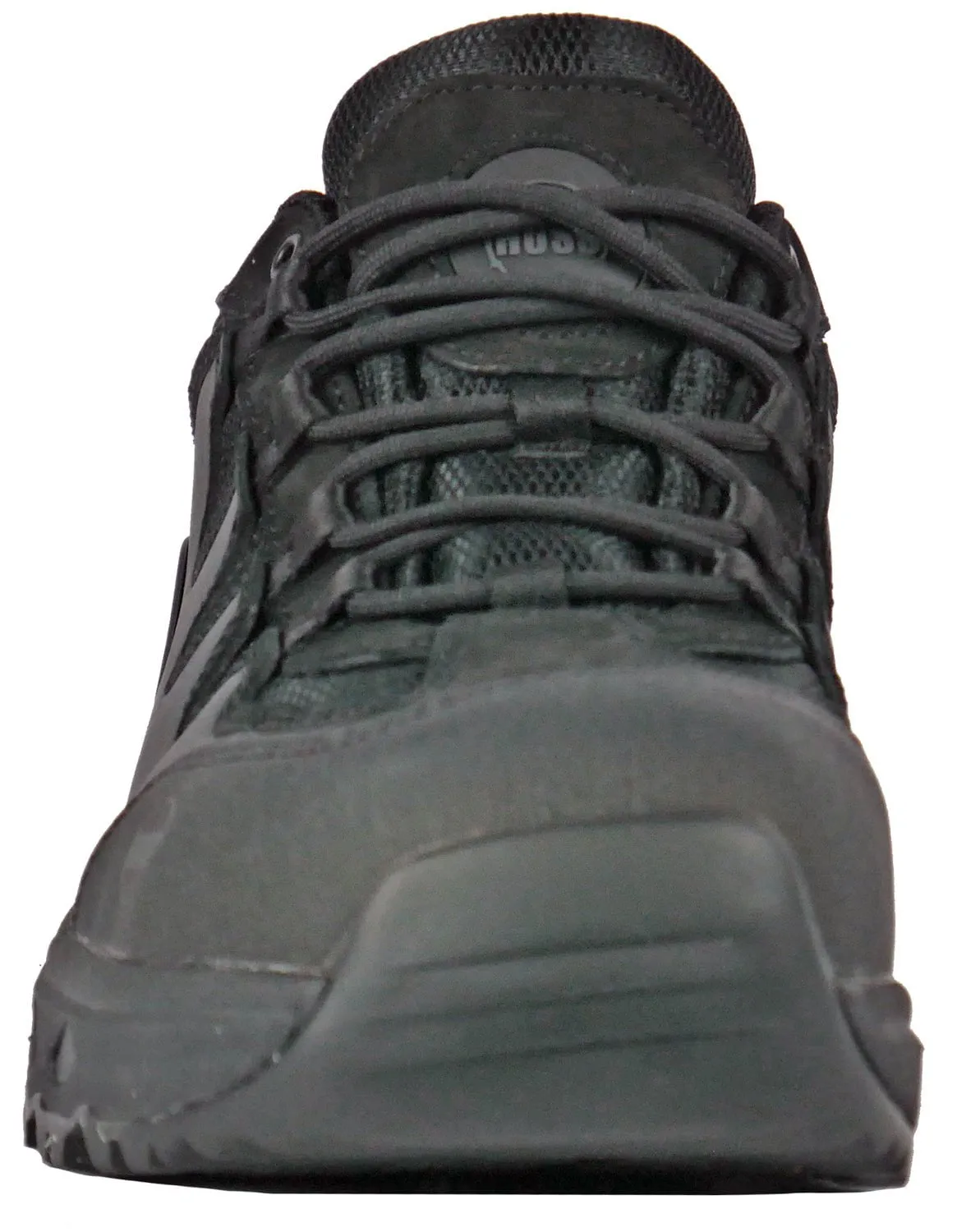 Hoss Boots Mens Black Leather Eric Lo AT Work Shoes 8 6E