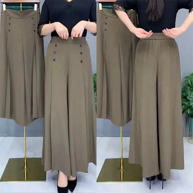 Hot Sale-Pleated Wide Leg Pants