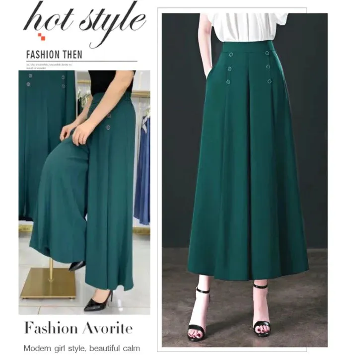 Hot Sale-Pleated Wide Leg Pants