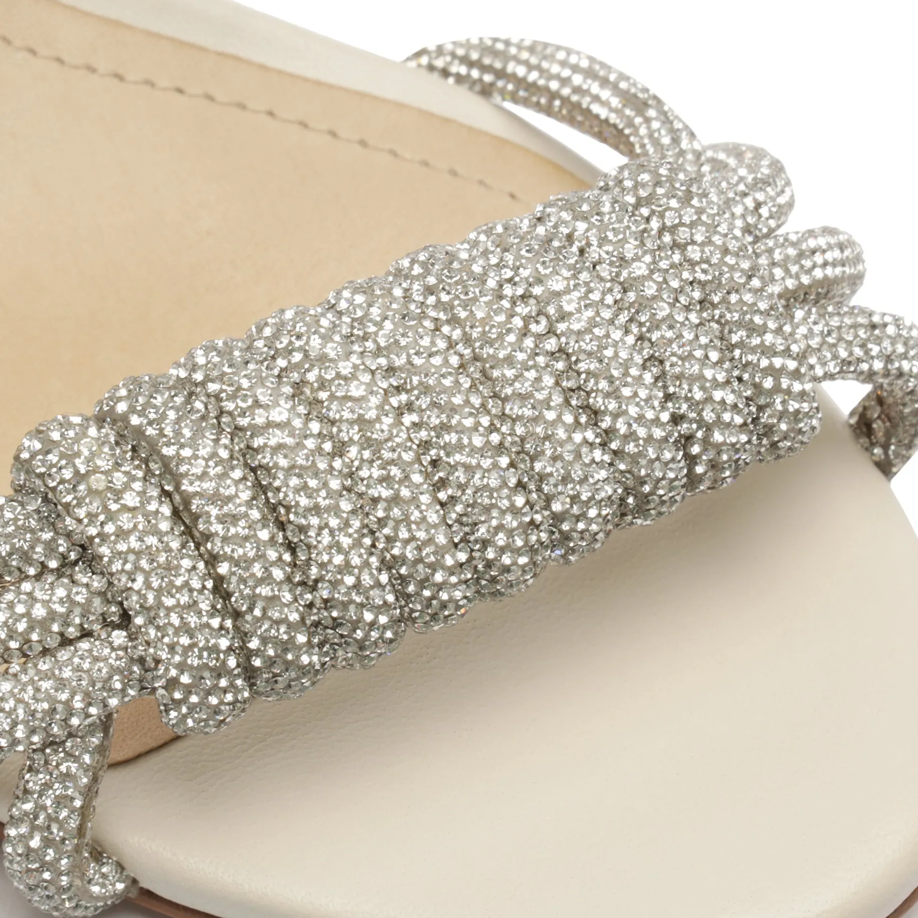 Jewell Mid Block Leather Sandal