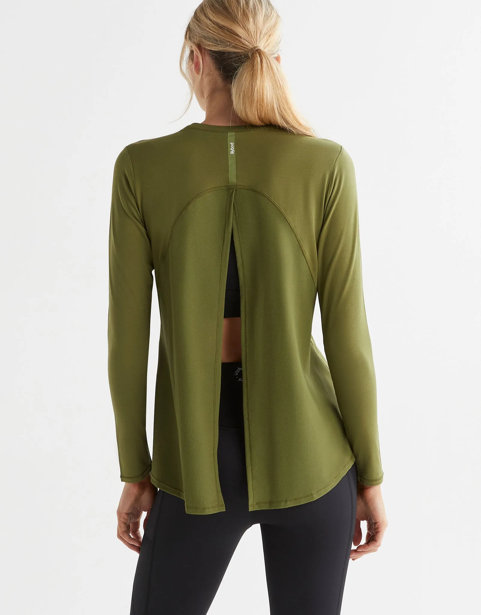 KENDALL Long Sleeve Top - Army Green