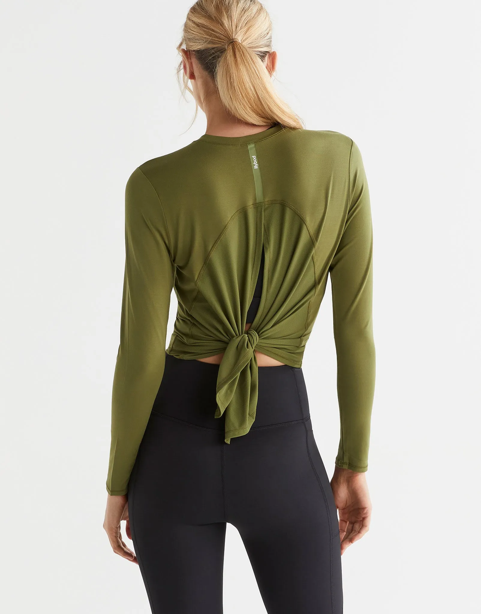 KENDALL Long Sleeve Top - Army Green