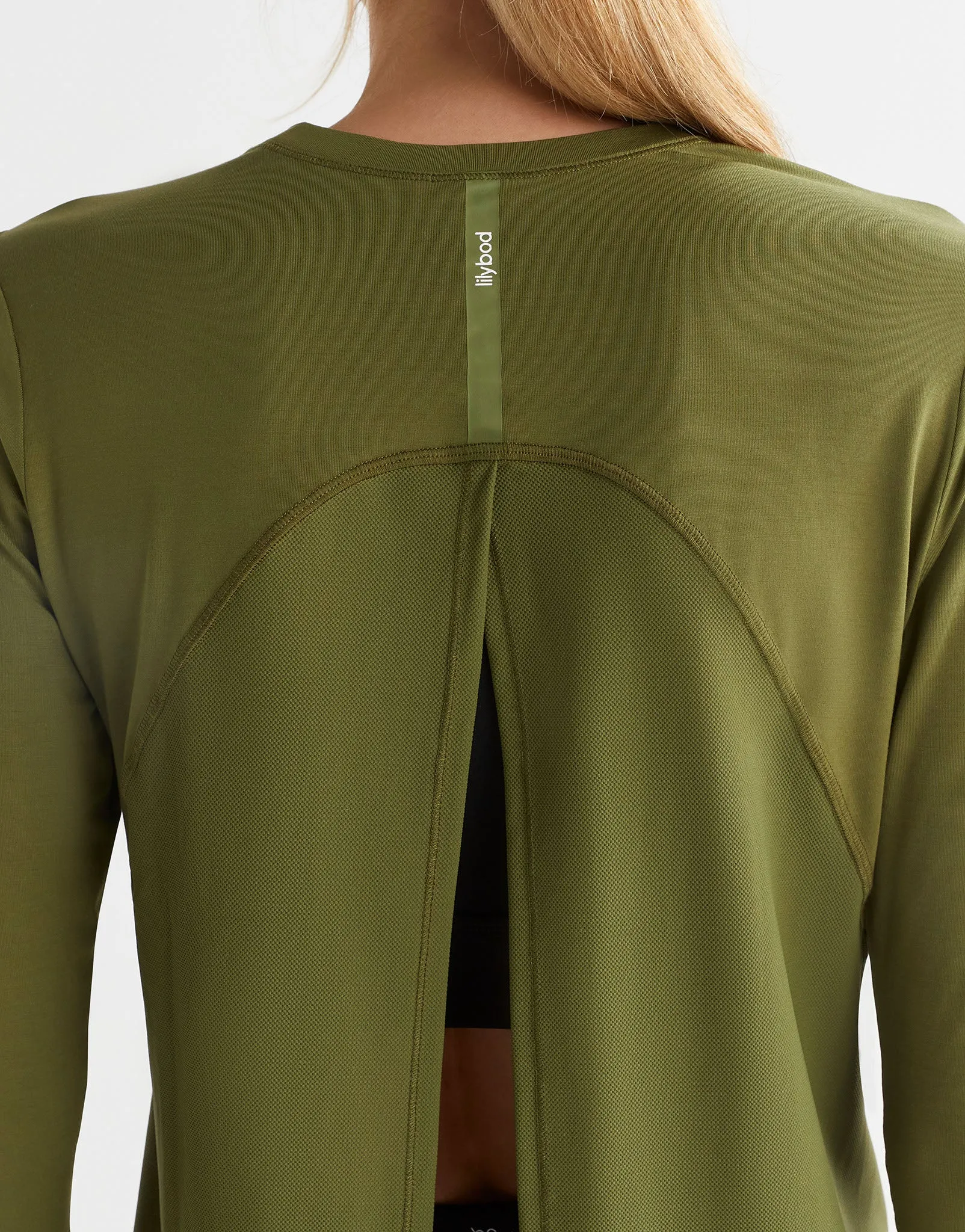 KENDALL Long Sleeve Top - Army Green