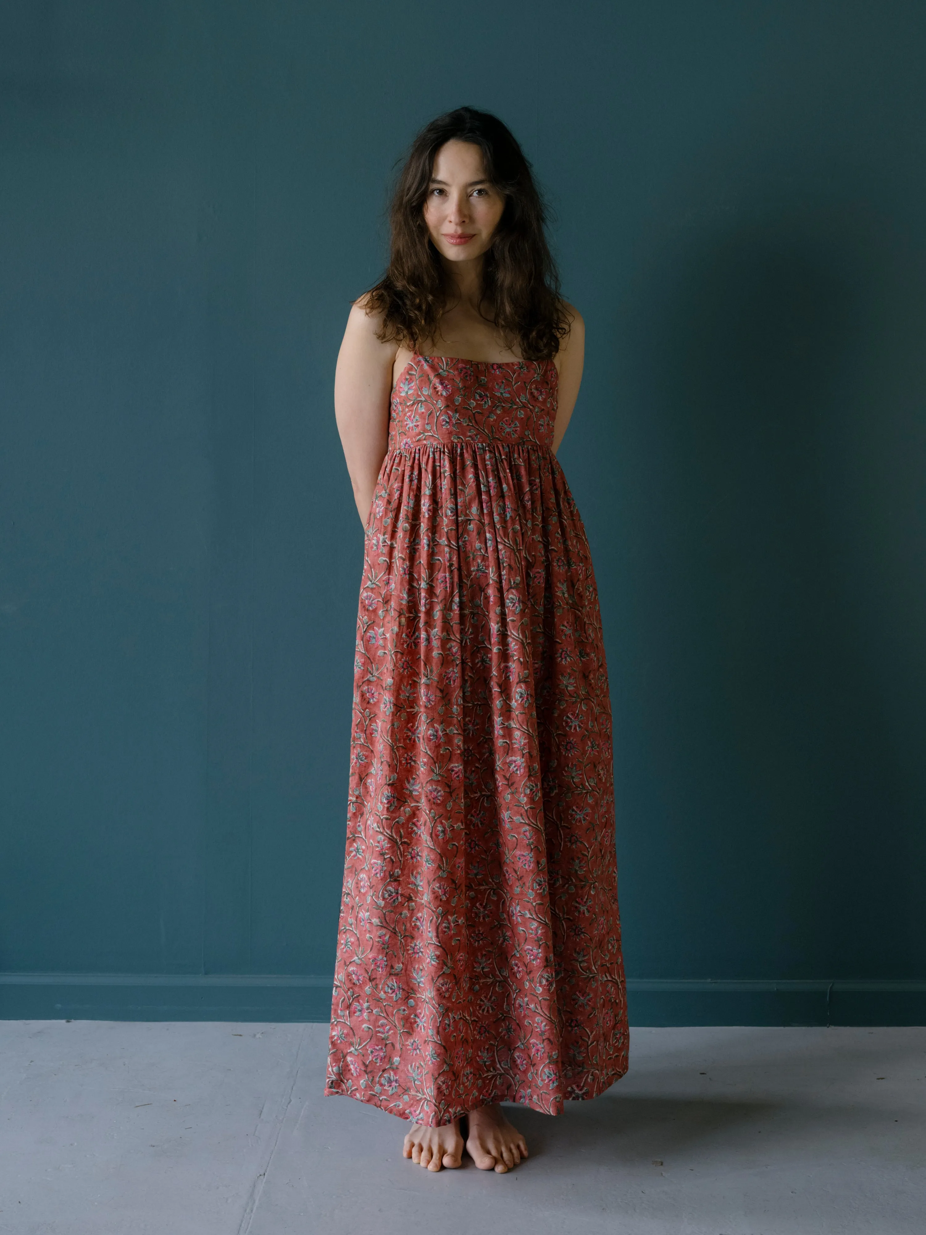 Laila Dress in Merida Blockprint