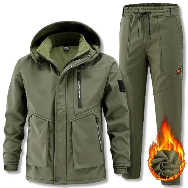 Oulylan Tactical Winter Set - Men's Military Outdoor Waterproof Suit
