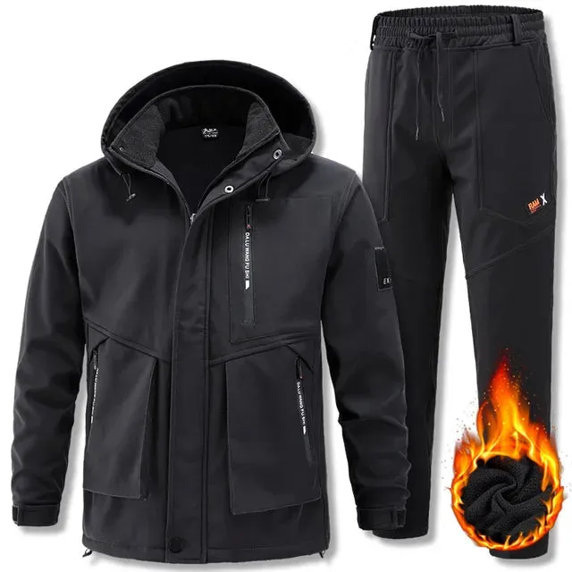 Oulylan Tactical Winter Set - Men's Military Outdoor Waterproof Suit
