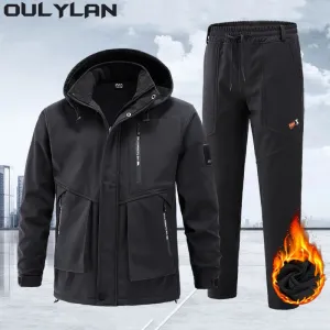 Oulylan Tactical Winter Set - Men's Military Outdoor Waterproof Suit