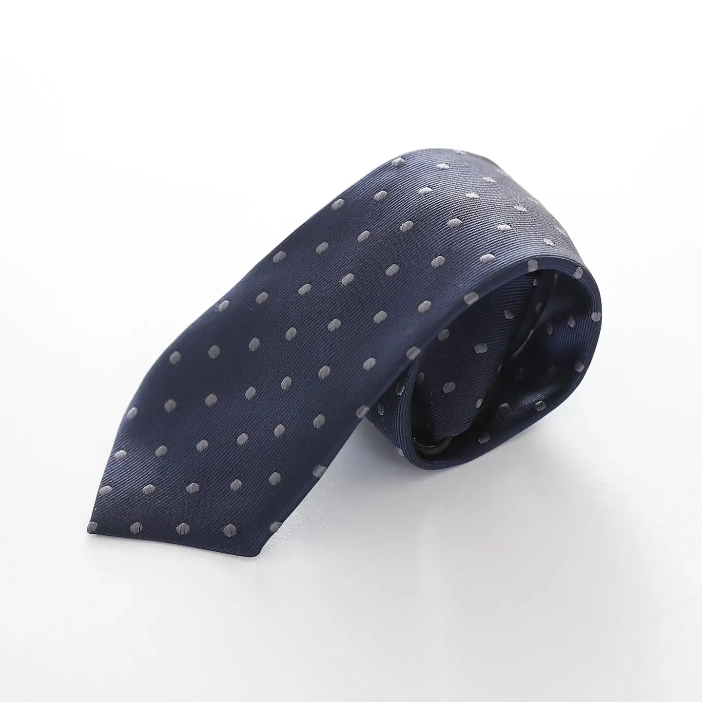 Patterned Necktie - Blue and Silver