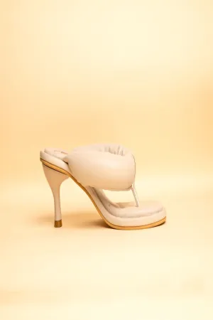 Poppy Cream Heels