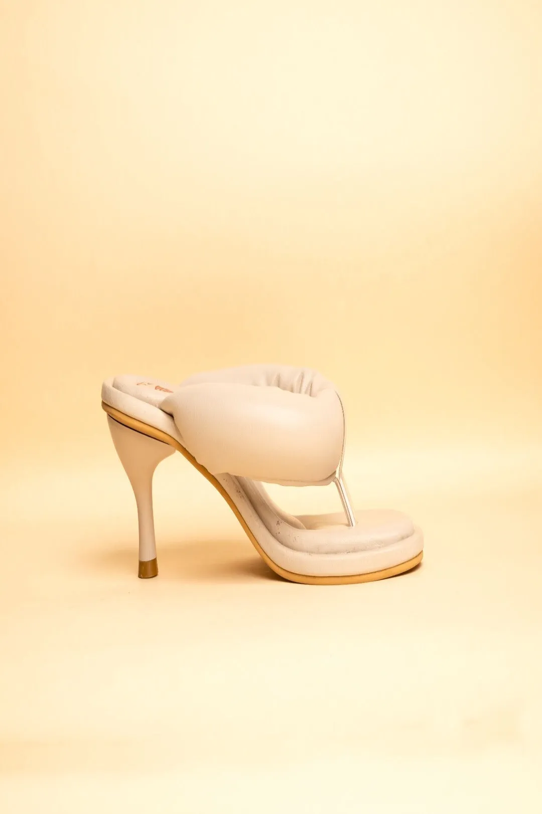 Poppy Cream Heels