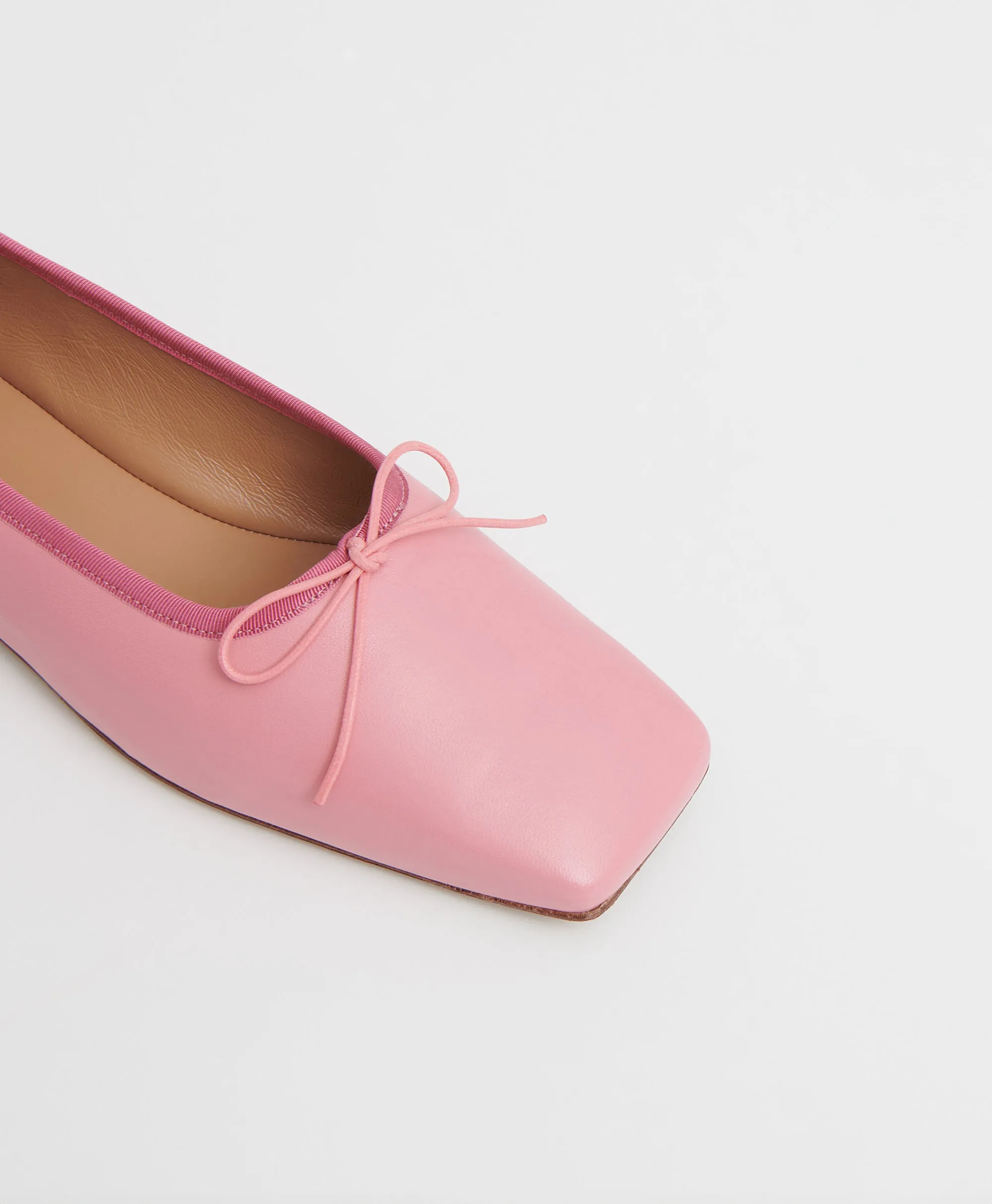 Square Toe Ballerina - Flamingo