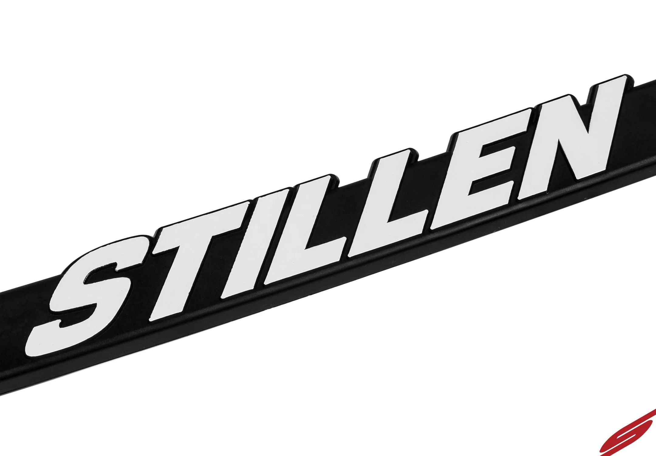 STILLEN Black License Plate Frame (White Text) - LFW