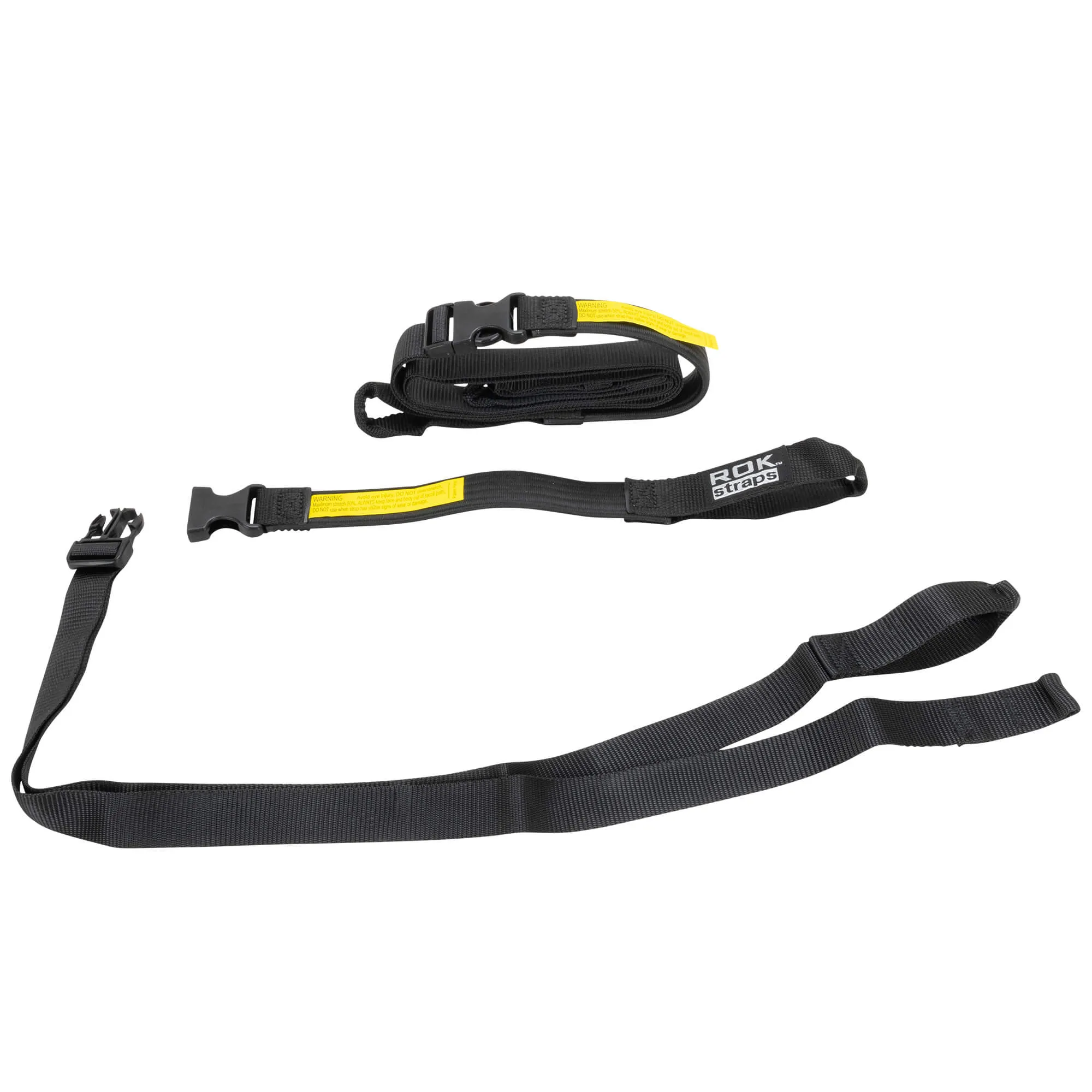 The Ultimate Adjustable Cargo Straps Twin Pack - 18"-60" x 1" - Black