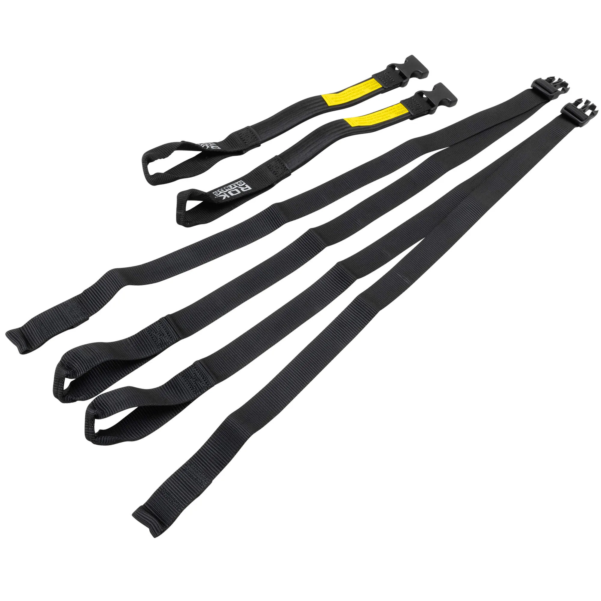 The Ultimate Adjustable Cargo Straps Twin Pack - 18"-60" x 1" - Black