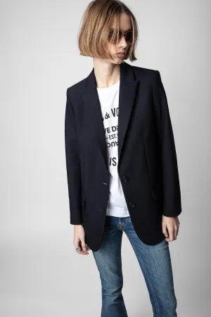 Viva Strass Jacket Encre